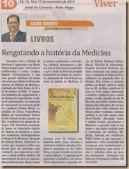 2013 - Jornal do Comércio de Porto Alegre - JAIME CIMENTI JORNAL  O COMÉRCIO_n