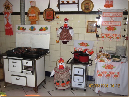 Fogão a lenha - Restaurante em Morro Reuter - Klaus Haus