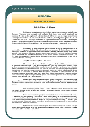 2014-07-19 - Memória - Lili da CB ou Lili 3 Socos 1