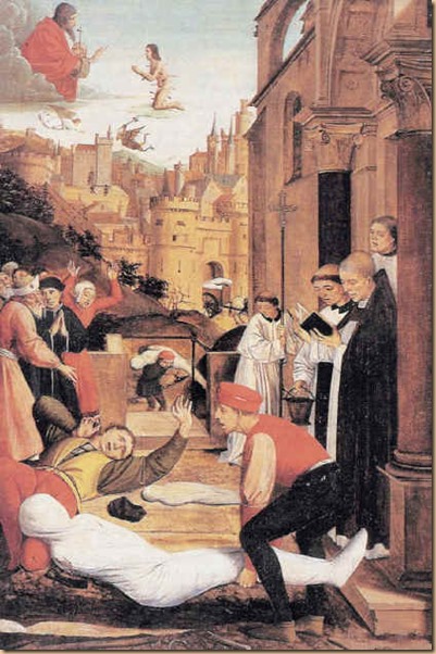 A peste negra - Itália - Anônimo séc. XV