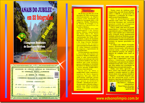 Anais do Jubileu - LAF Soares - 2016