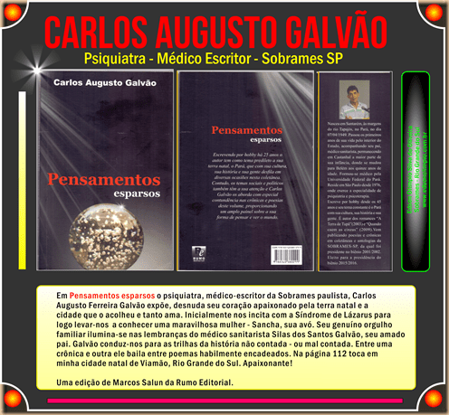 Carlos Augusto Galvão - Pensamentos esparsos - 2016