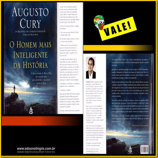 O homem mais inteligente da História - de Augusto Cury