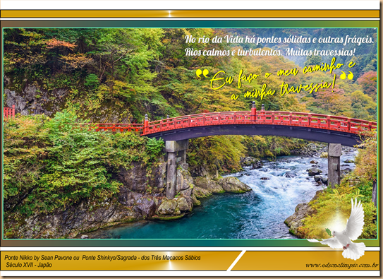 2021 - Ponte 3 Macacos Sábios - Japão - EdsOlimpio